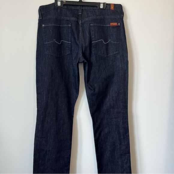 7 for All Mankind Kimmie Straight Leg Blue Size 31 - Picture 8 of 15